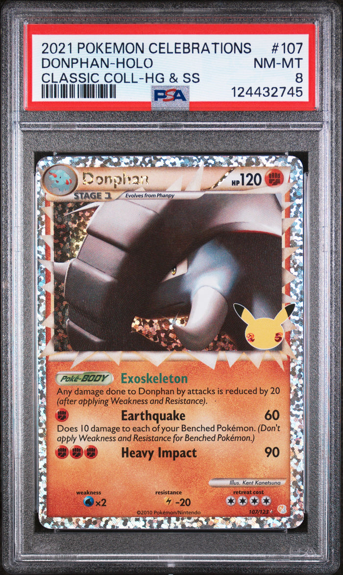 Donphan-Holo Classic Coll-Hg & Ss Pokemon Celebrations Classic Collection 107 NM