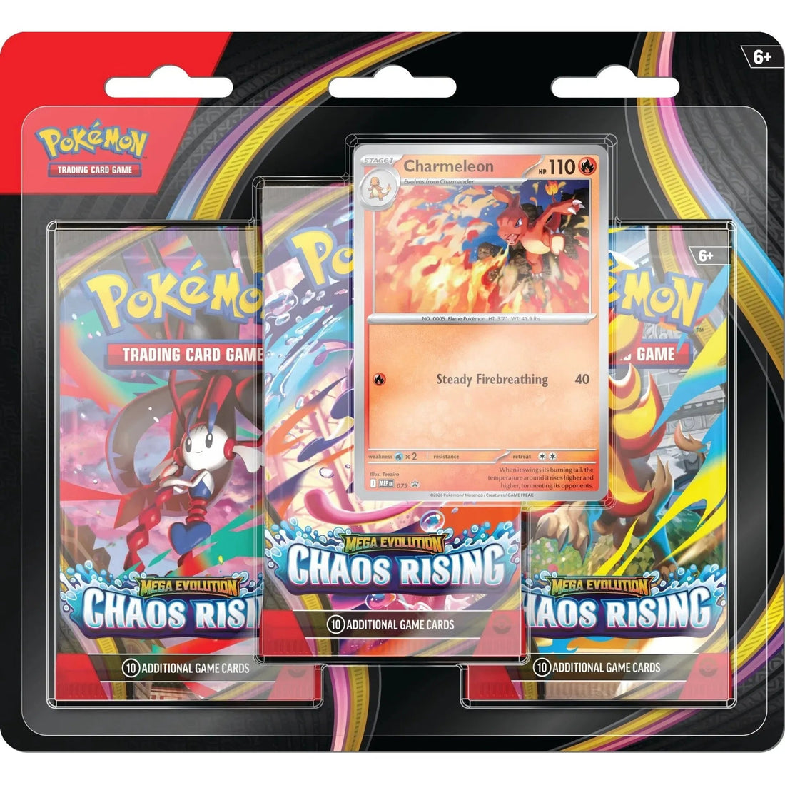 Chaos Rising 3 Pack Blister (Charmeleon)