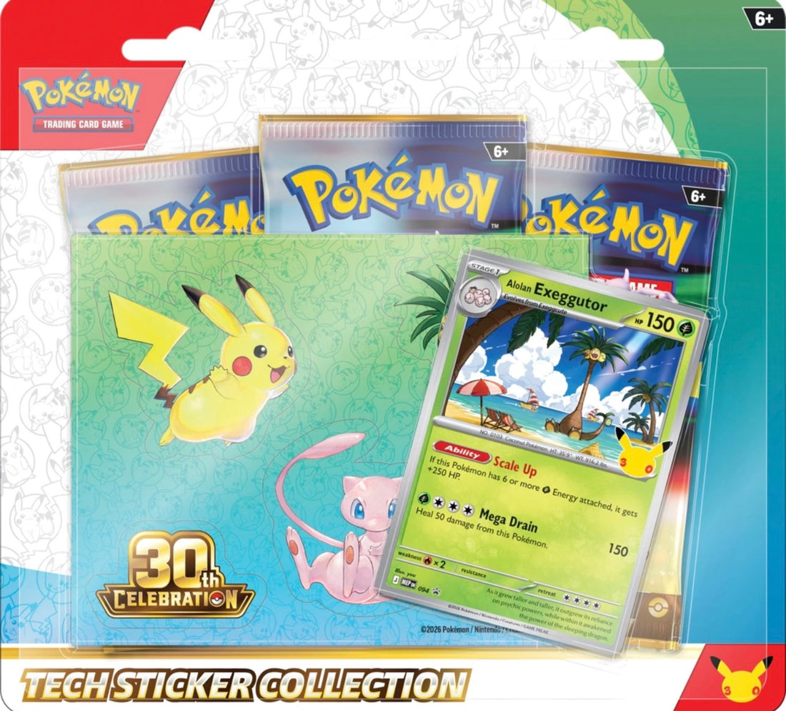30th Celebration Tech Sticker Collection Assortment