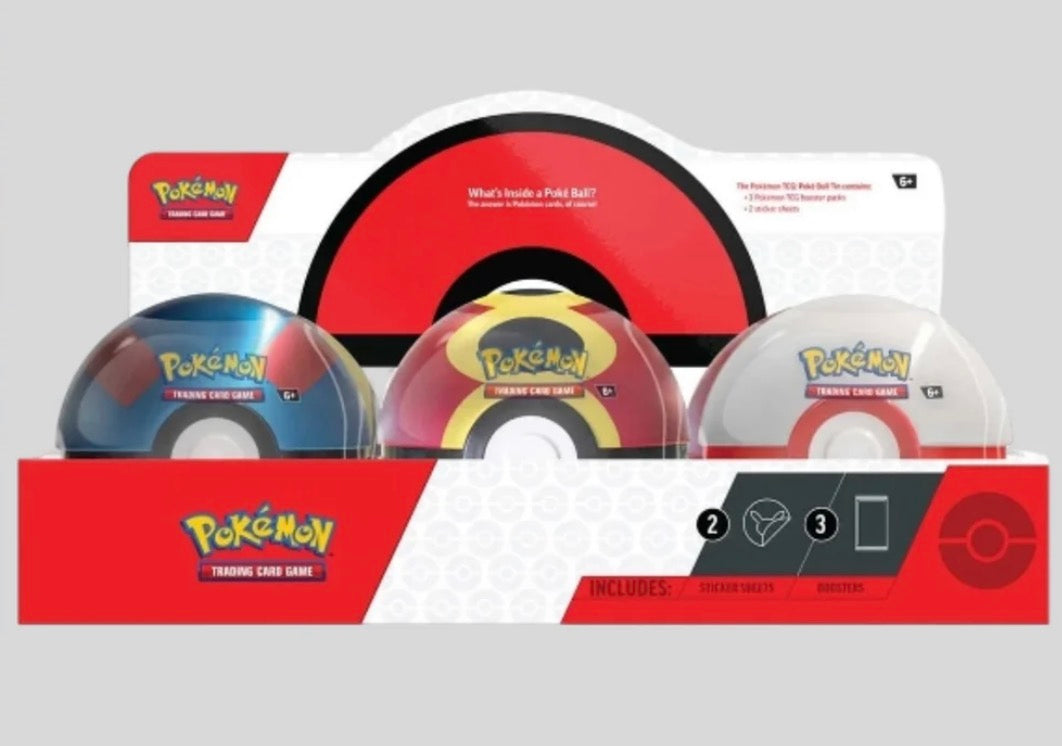 Pokemon TCG: Poke Ball Tin (One at Random)