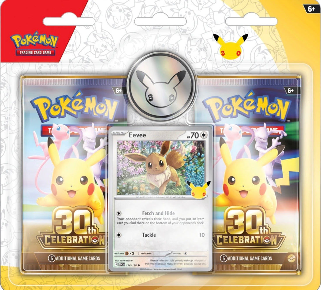 30th Celebration Blister 2 Pack Eevee