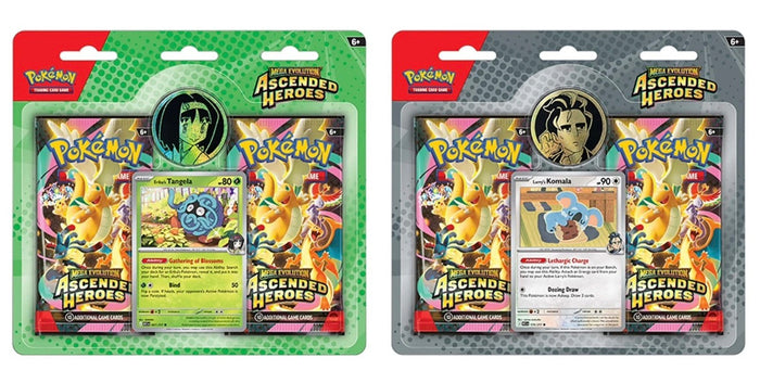 Pokémon Ascended Heroes 2-Pack Blister (Erika or Larry, Random)