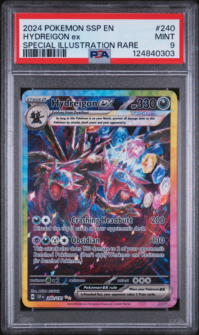 Hydreigon Ex Special Illustration Rare Pokemon Ssp En-Surging Sparks 240 NM PSA