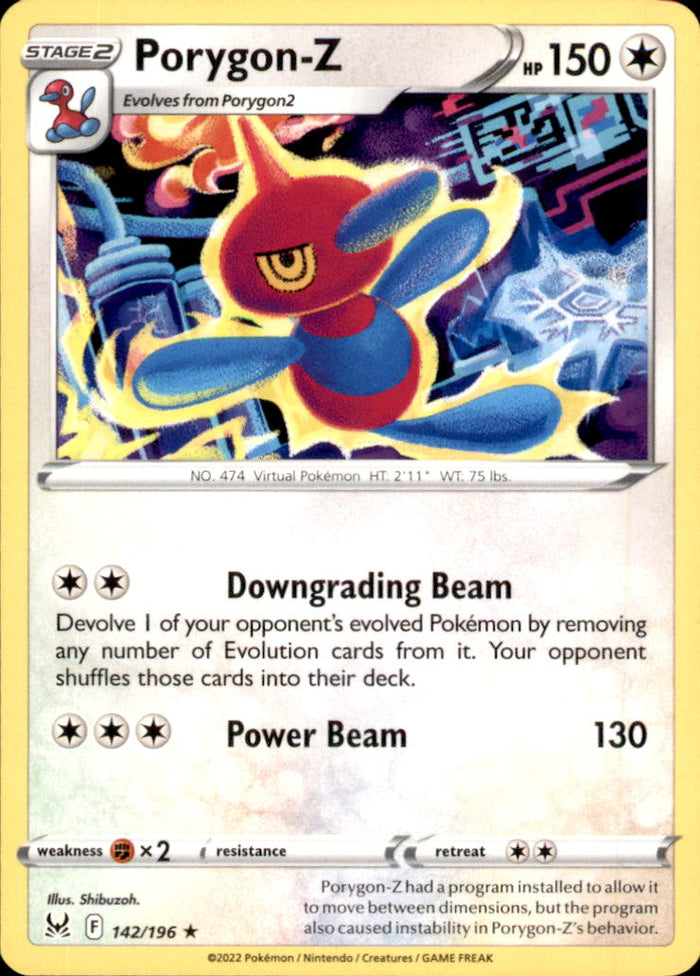 Porygon-Z Rare SWSH11: Lost Origin 142/196 NM