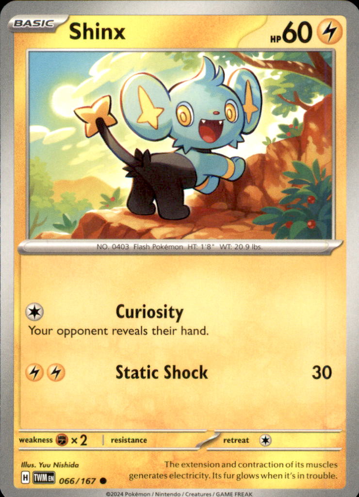 Shinx Common SV06: Twilight Masquerade 066/167 NM