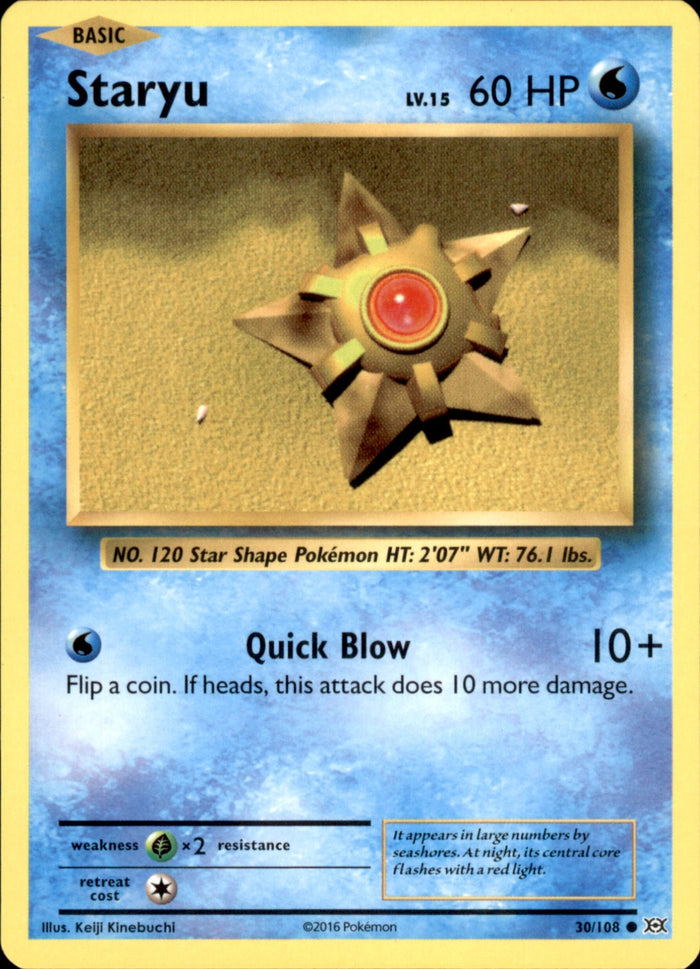 Staryu Common XY - Evolutions 30/108 NM