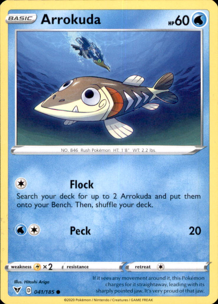 Arrokuda Common SWSH04: Vivid Voltage 041/185 NM
