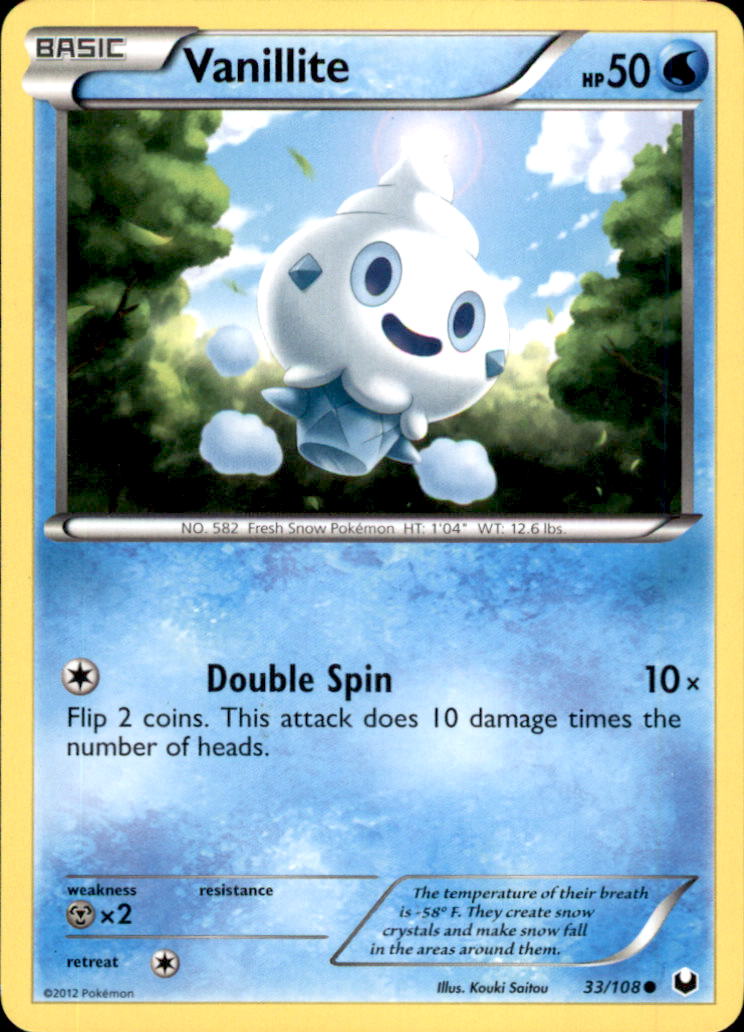Vanillite Common Dark Explorers 33/108 NM