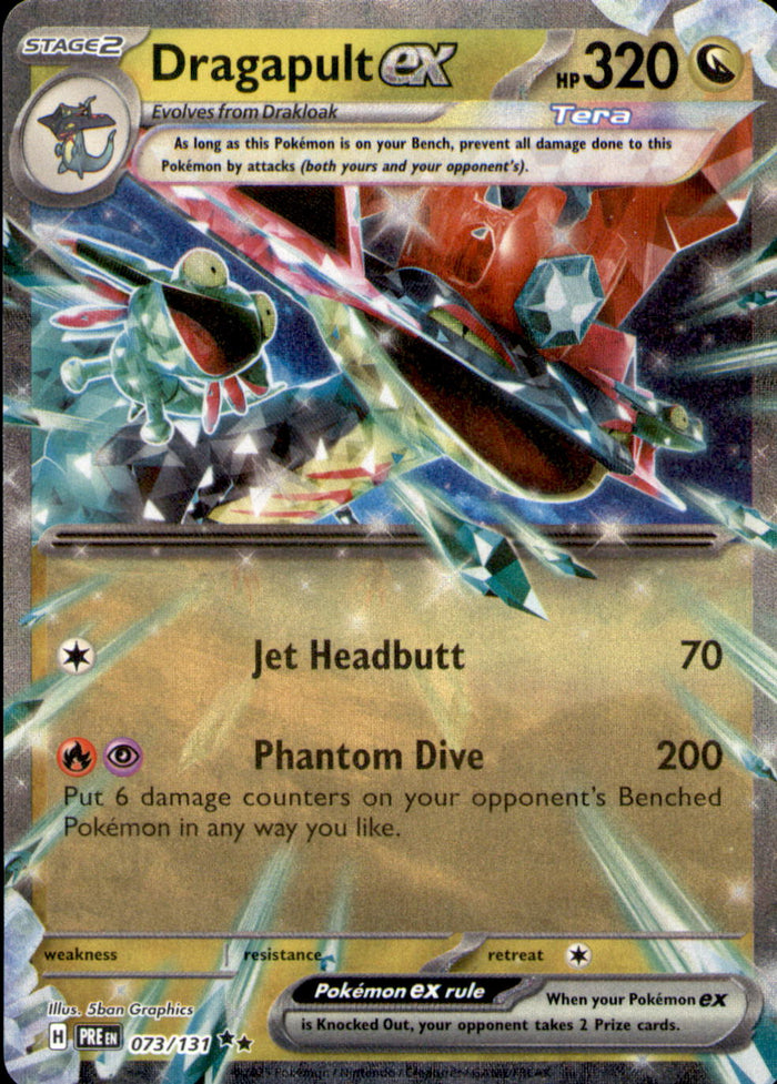 Dragapult ex Holo Double Rare SV: Prismatic Evolutions 073/131 NM