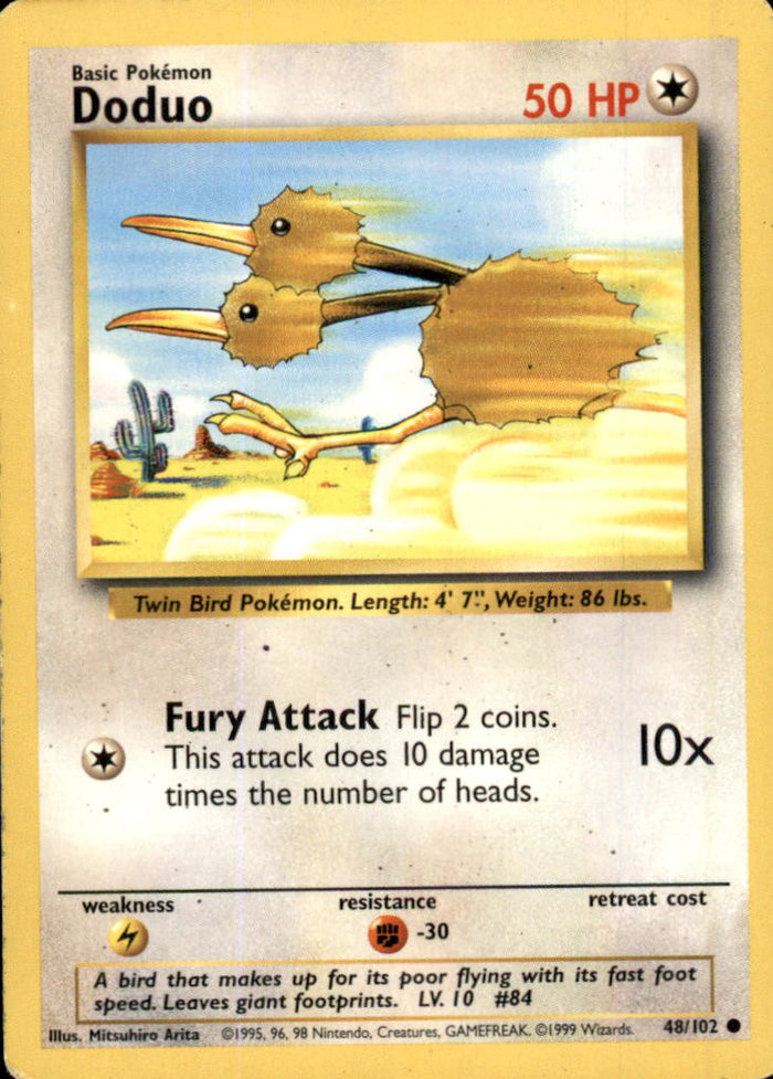 Doduo Common Base Set 048/102 LP