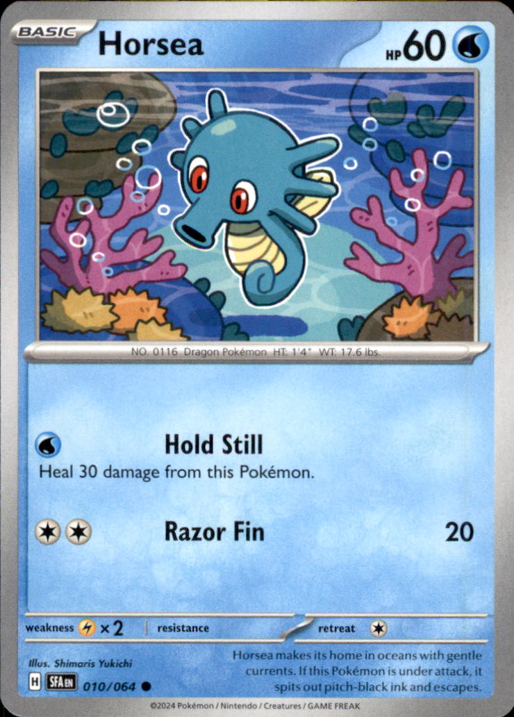 Horsea Common SV: Shrouded Fable 010/064 NM