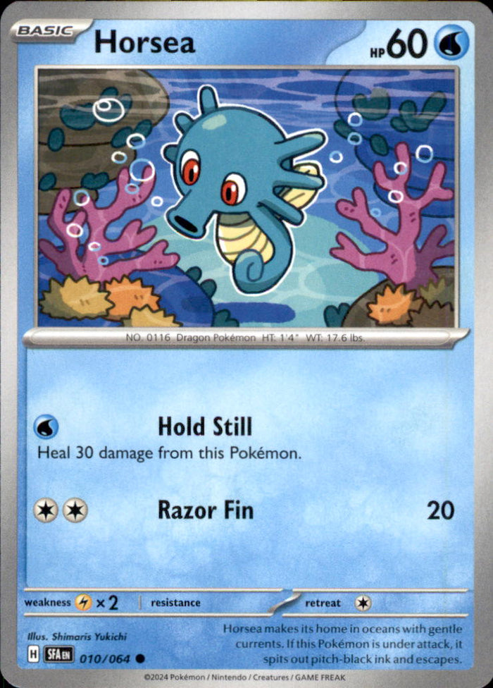 Horsea Common SV: Shrouded Fable 010/064 NM