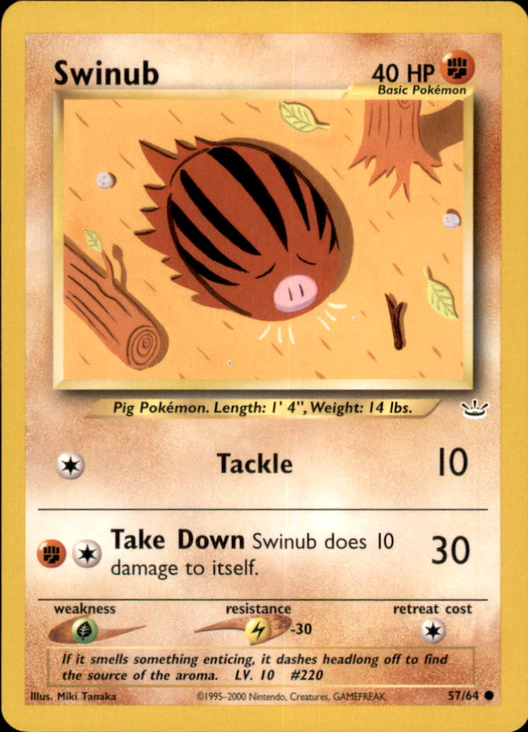 Swinub Unlimited Common Neo Revelation 57/64 NM