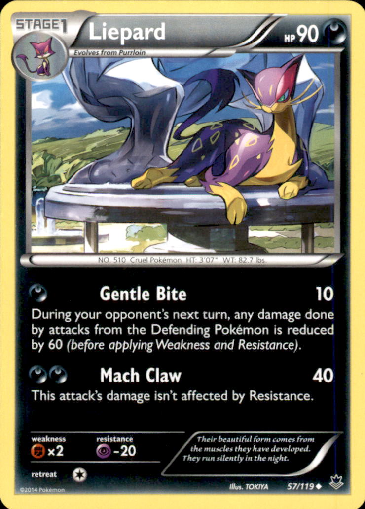 Liepard Uncommon XY - Phantom Forces 57/119 NM