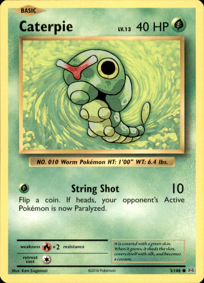 Caterpie Common XY - Evolutions 3/108 NM