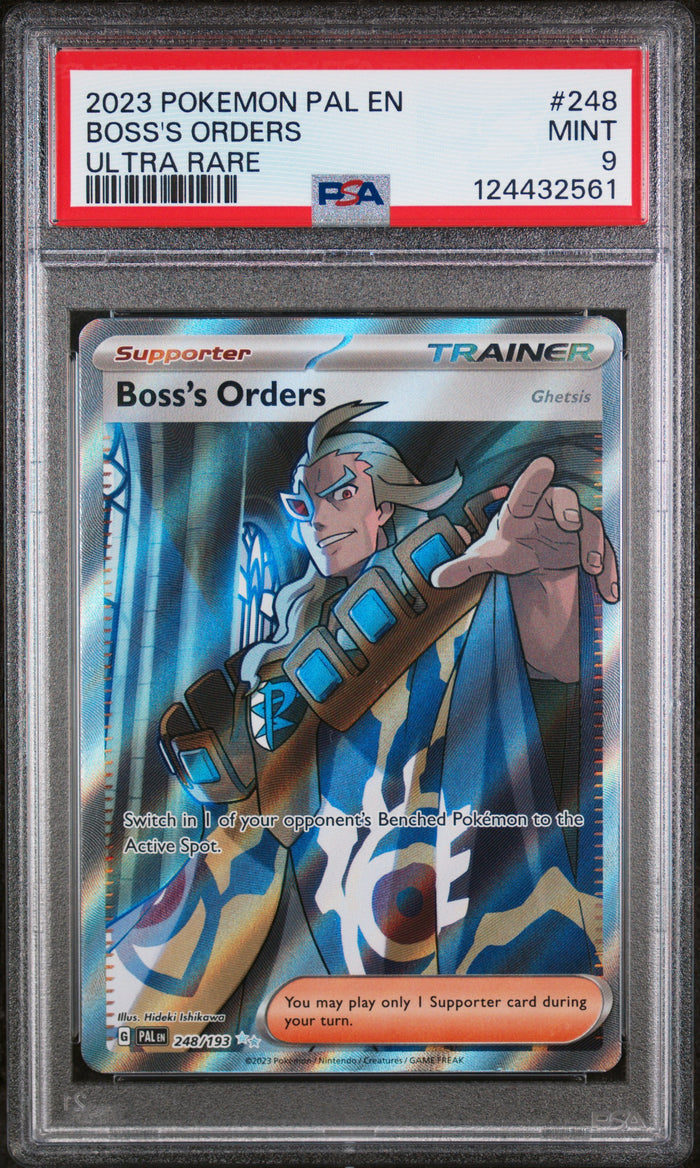 Boss'S Orders Ultra Rare Pokemon Pal En-Paldea Evolved 248 NM PSA 9