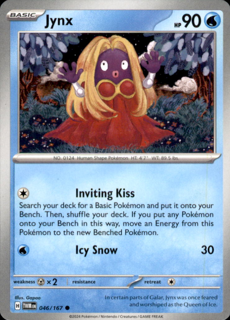 Jynx Common SV06: Twilight Masquerade 046/167 NM