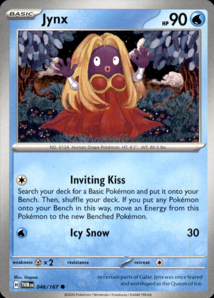 Jynx Common SV06: Twilight Masquerade 046/167 NM