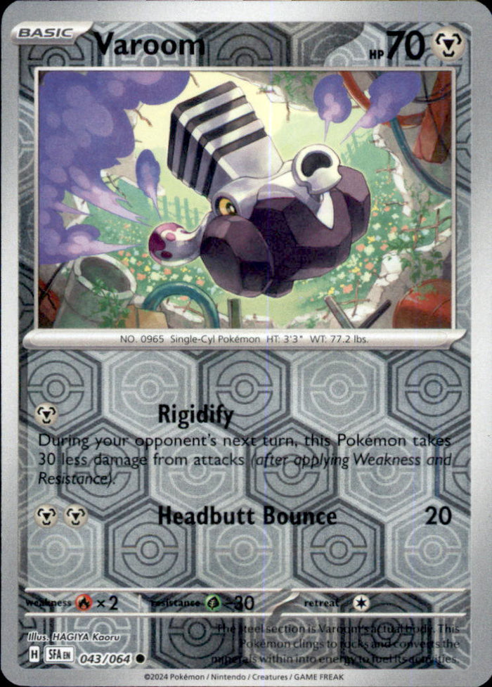 Varoom Reverse Holo Common SV: Shrouded Fable 043/064 NM