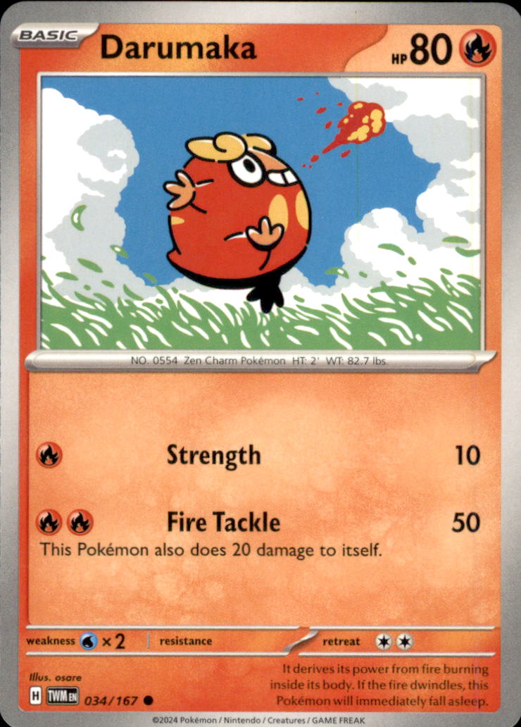 Darumaka Common SV06: Twilight Masquerade 034/167 NM