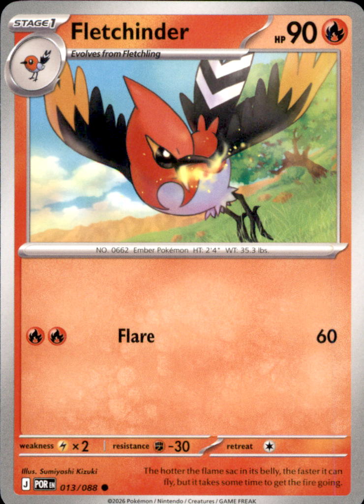 Fletchinder Common ME03: Perfect Order 013/088 NM
