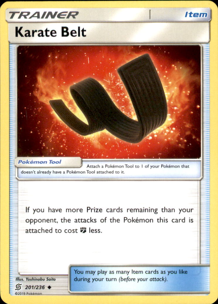 Karate Belt Uncommon SM - Unified Minds 201/236 NM