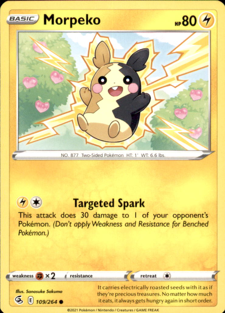 Morpeko (109) Common SWSH08: Fusion Strike 109/264 NM