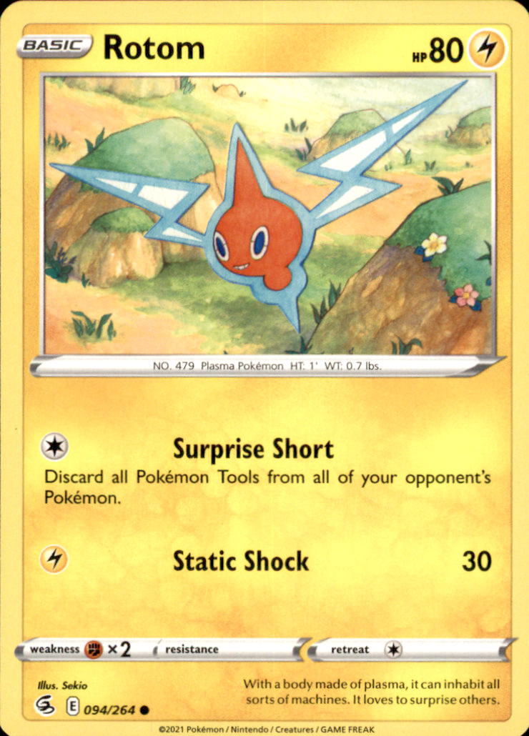 Rotom Common SWSH08: Fusion Strike 094/264 NM