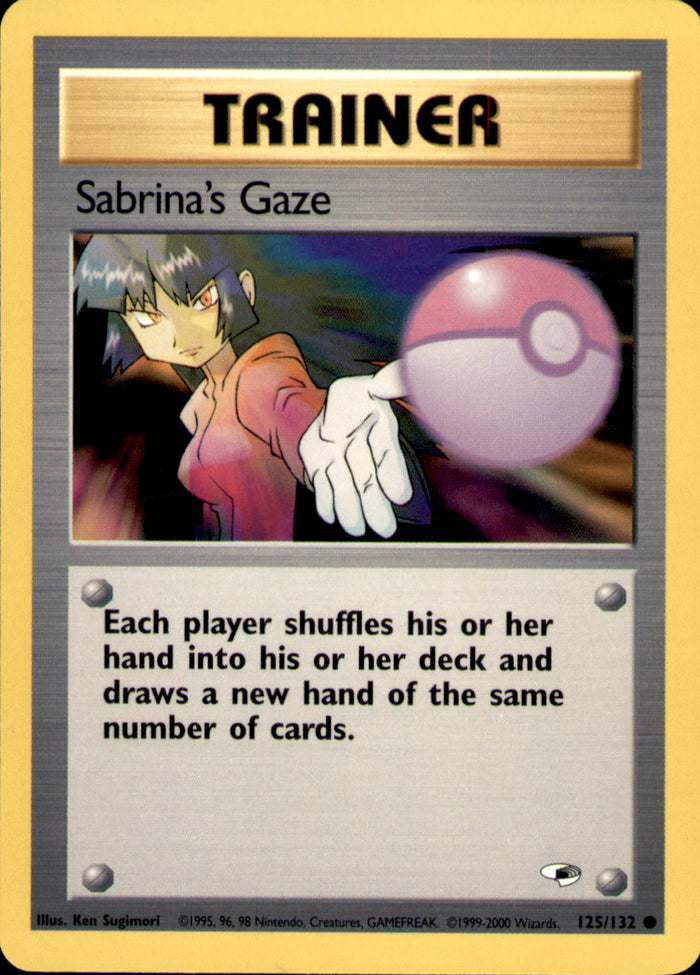 Sabrina's Gaze Unlimited Common Gym Heroes 125/132 NM