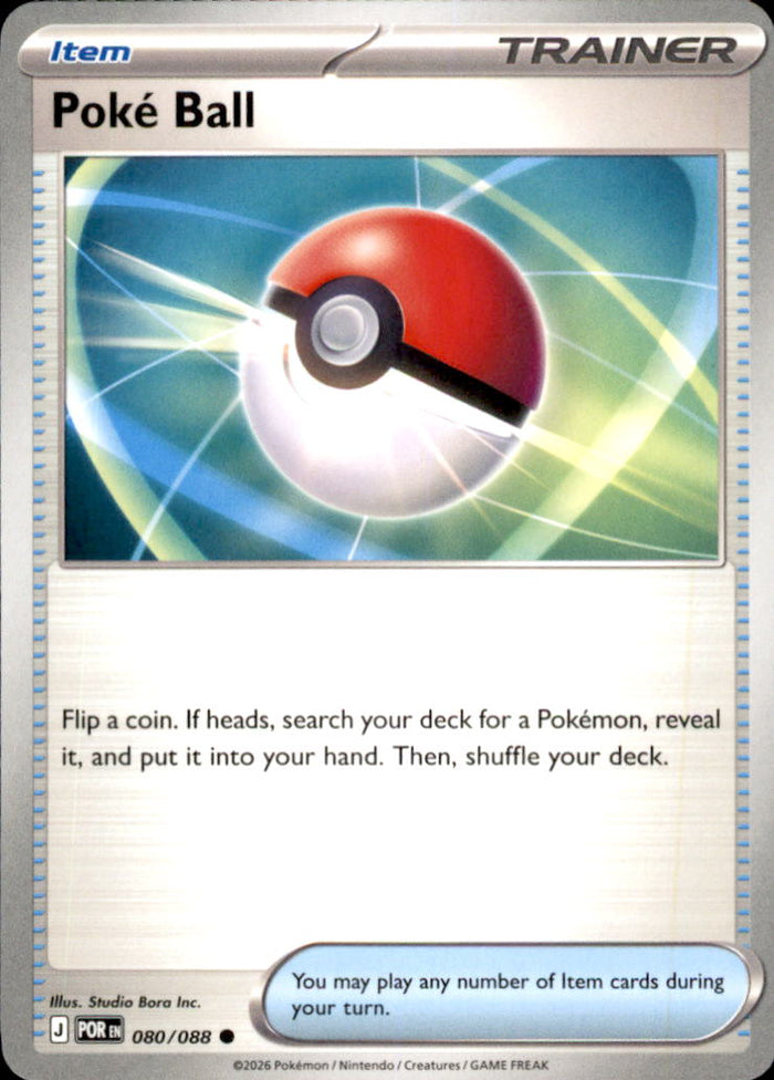 Poke Ball Common ME03: Perfect Order 080/088 NM