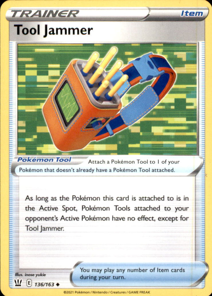 Tool Jammer Uncommon SWSH05: Battle Styles 136/163 NM