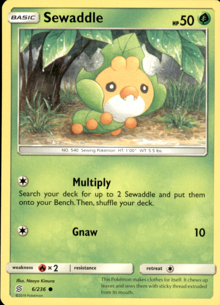 Sewaddle (6) Common SM - Unified Minds 6/236 NM