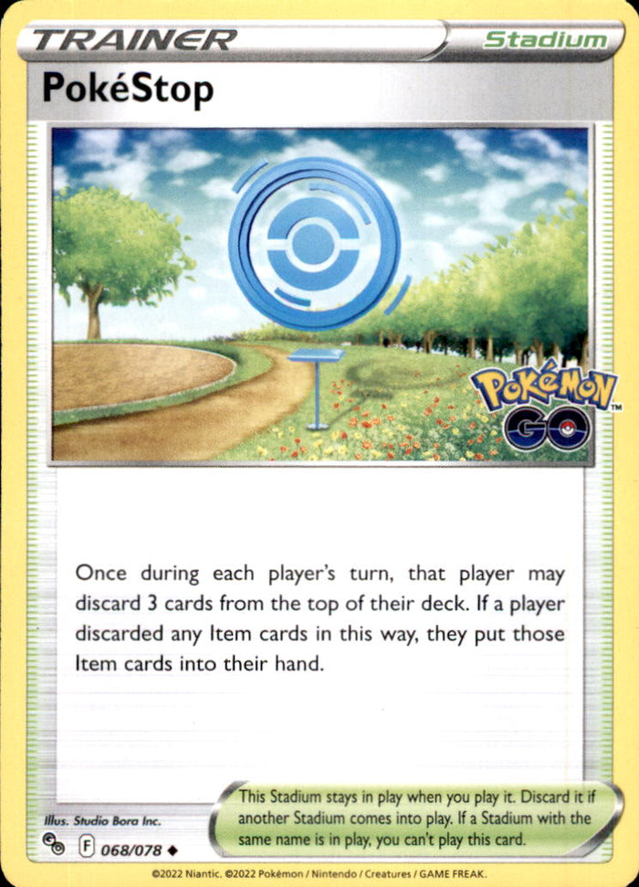 PokeStop Uncommon Pokemon GO 068/078 NM