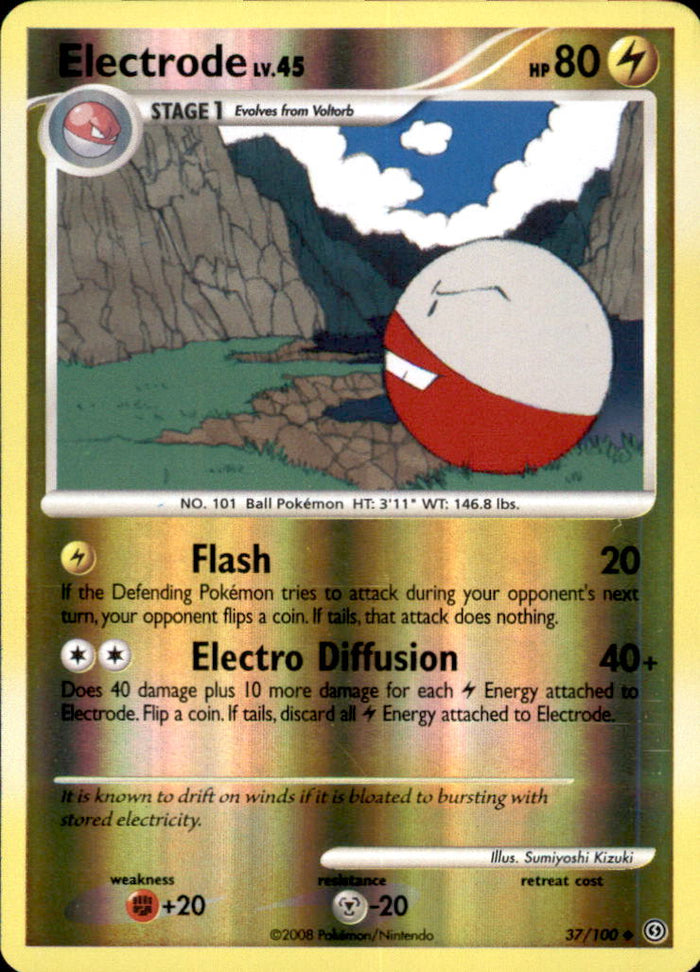 Electrode (37) Reverse Holo Uncommon Stormfront 37/100 NM