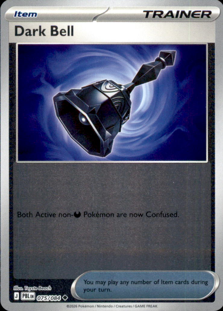 Dark Bell Reverse Holo Uncommon ME05: Pitch Black 075/084 NM