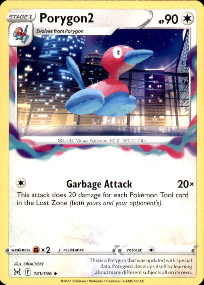 Porygon2 Uncommon SWSH11: Lost Origin 141/196 NM