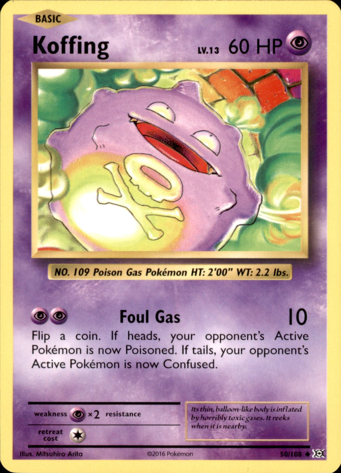 Koffing Uncommon XY - Evolutions 50/108 NM