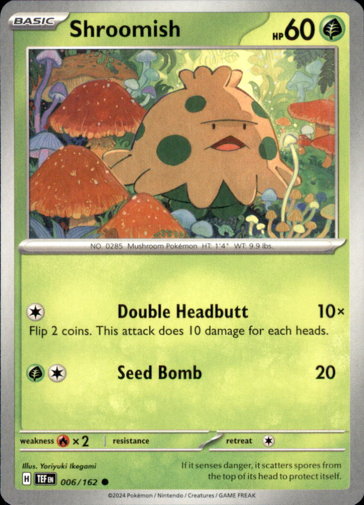Shroomish Common SV05: Temporal Forces 006/162 NM