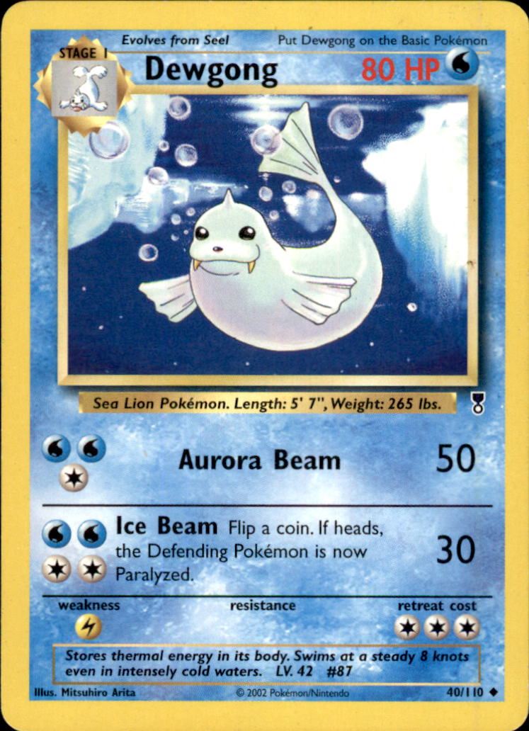 Dewgong Uncommon Legendary Collection 040/110 LP