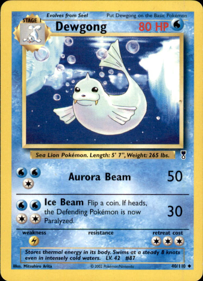 Dewgong Uncommon Legendary Collection 040/110 LP