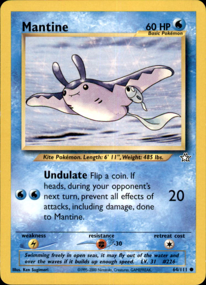 Mantine Unlimited Common Neo Genesis 064/111 NM