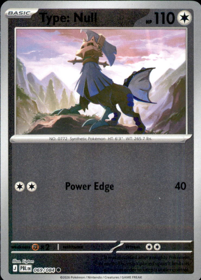 Type: Null Reverse Holo Common ME05: Pitch Black 069/084 NM