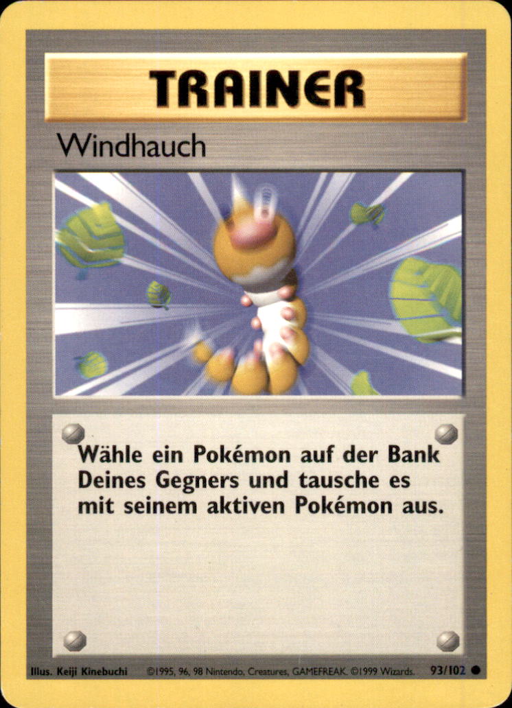 Gust of Wind Common Base Set 093/102 LP