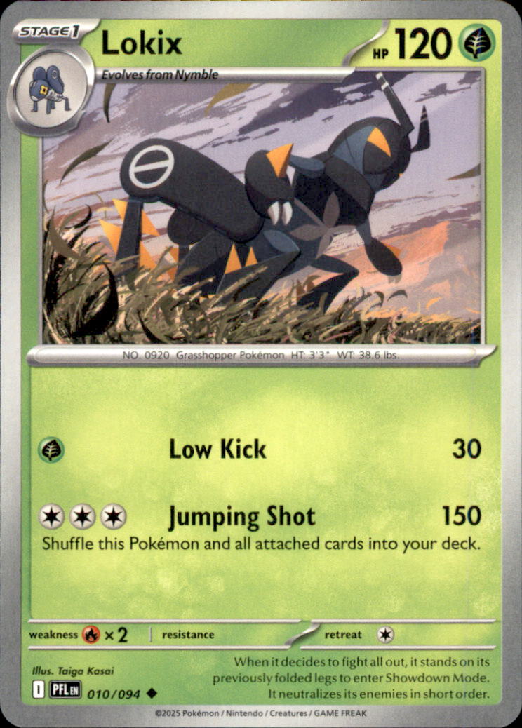 Lokix Uncommon ME02: Phantasmal Flames 010/094 NM