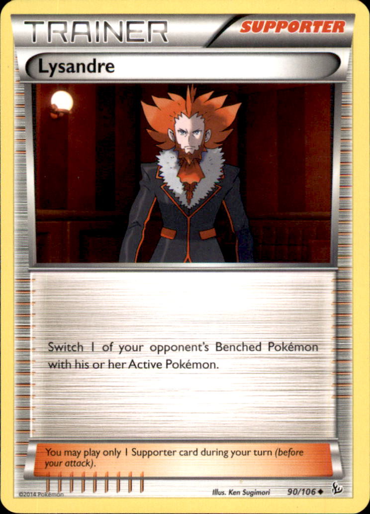 Lysandre Uncommon XY - Flashfire 90/106 NM