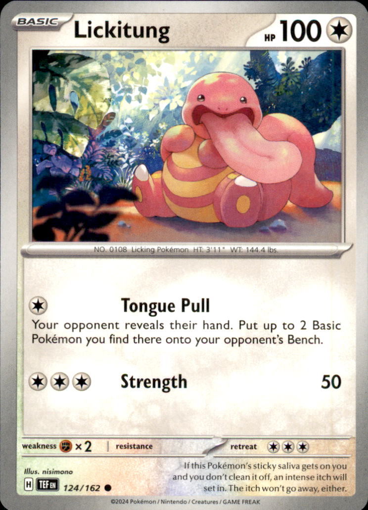Lickitung Common SV05: Temporal Forces 124/162 NM