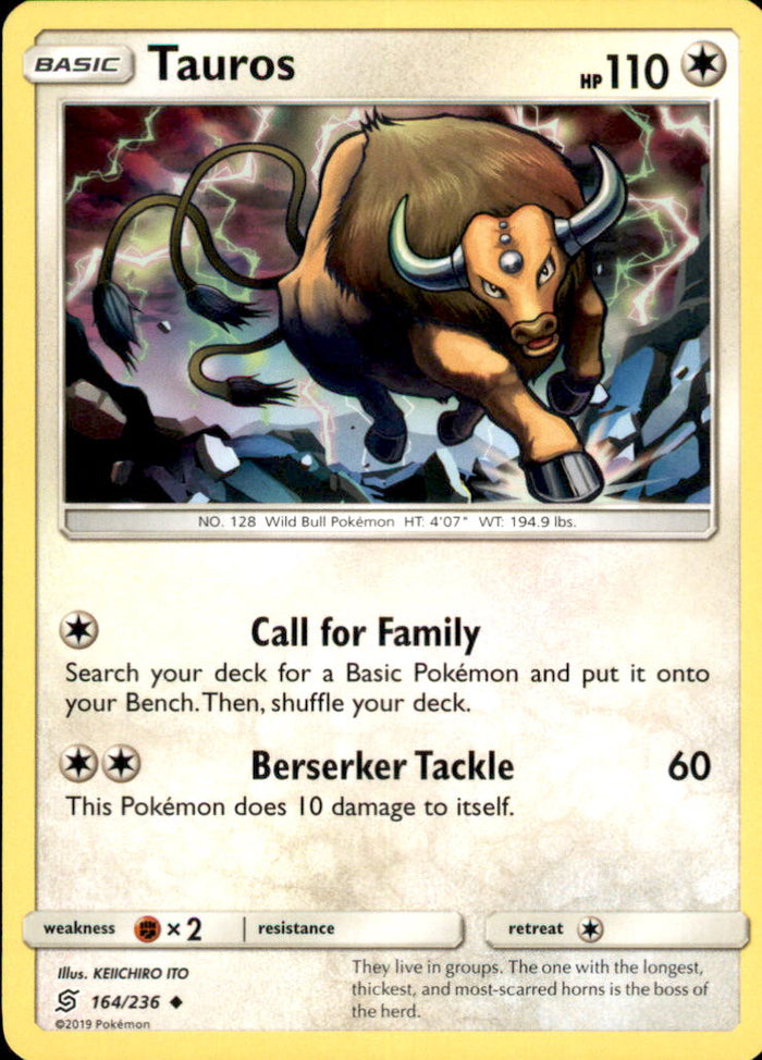 Tauros Uncommon SM - Unified Minds 164/236 NM