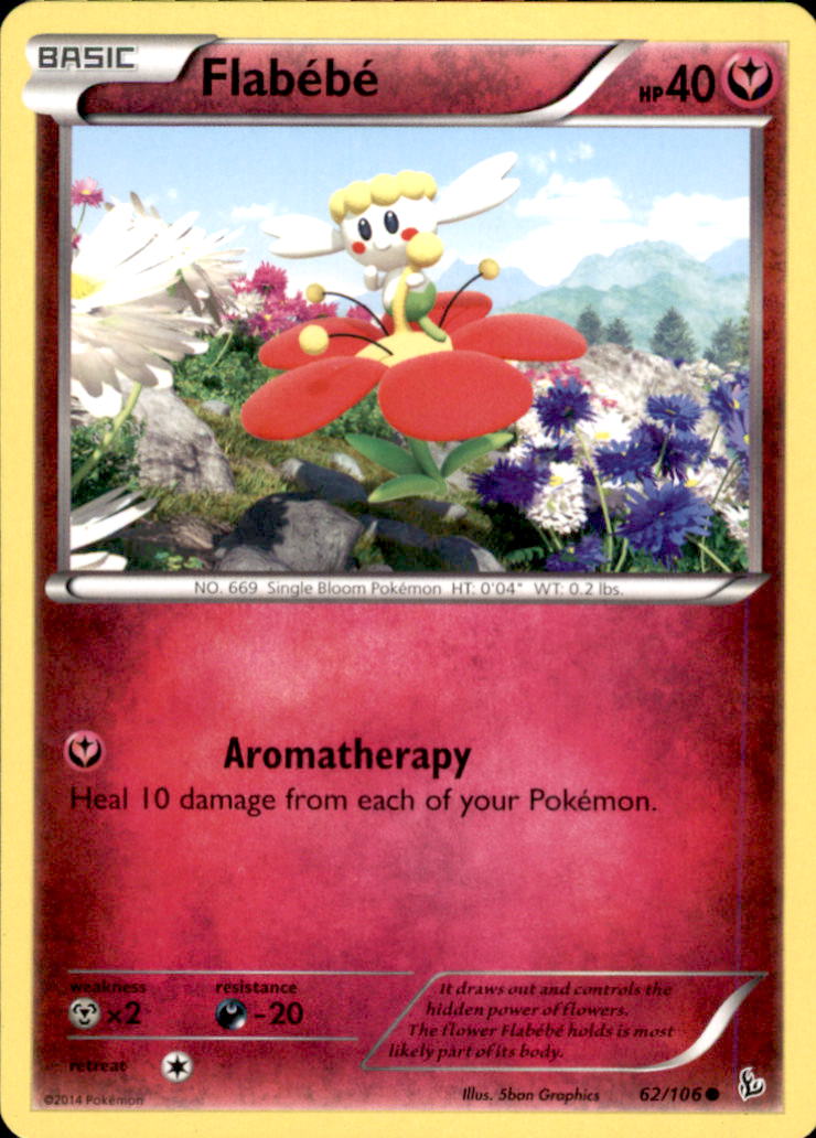 Flabebe (62) Common XY - Flashfire 62/106 NM