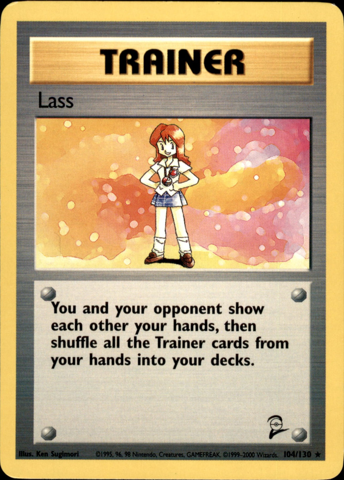 Lass Rare Base Set 2 104/130 LP