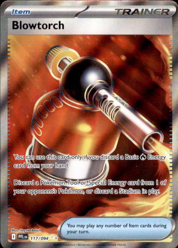 Blowtorch Holo Ultra Rare ME02: Phantasmal Flames 117/094 NM